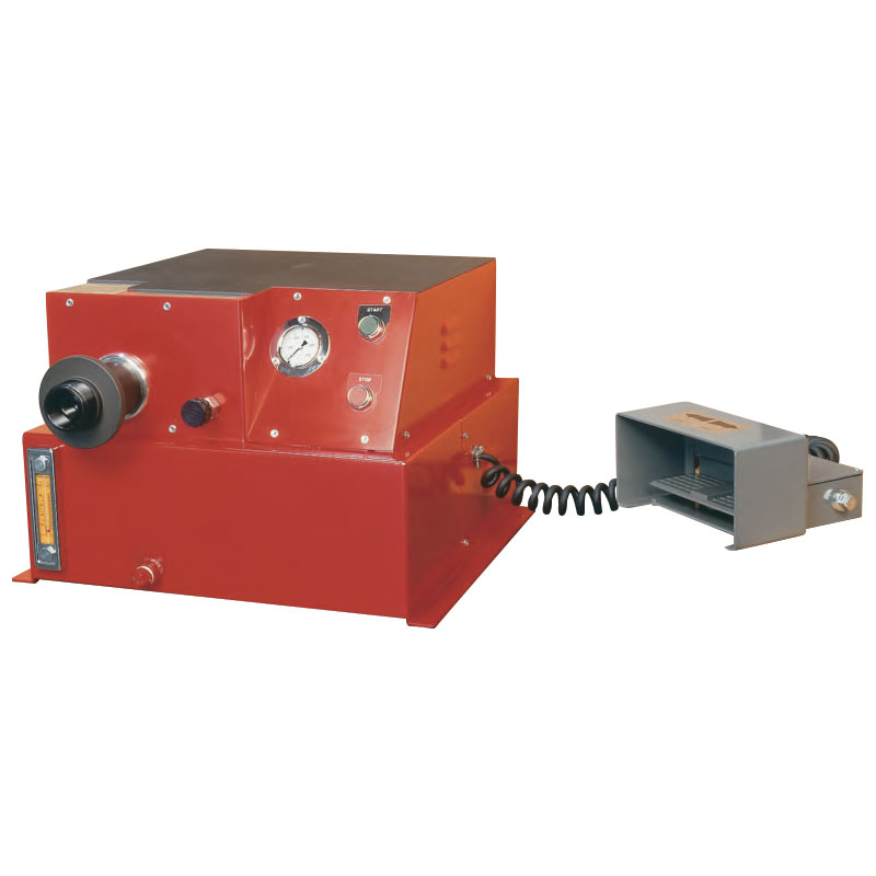 Hose coupling clearance machine