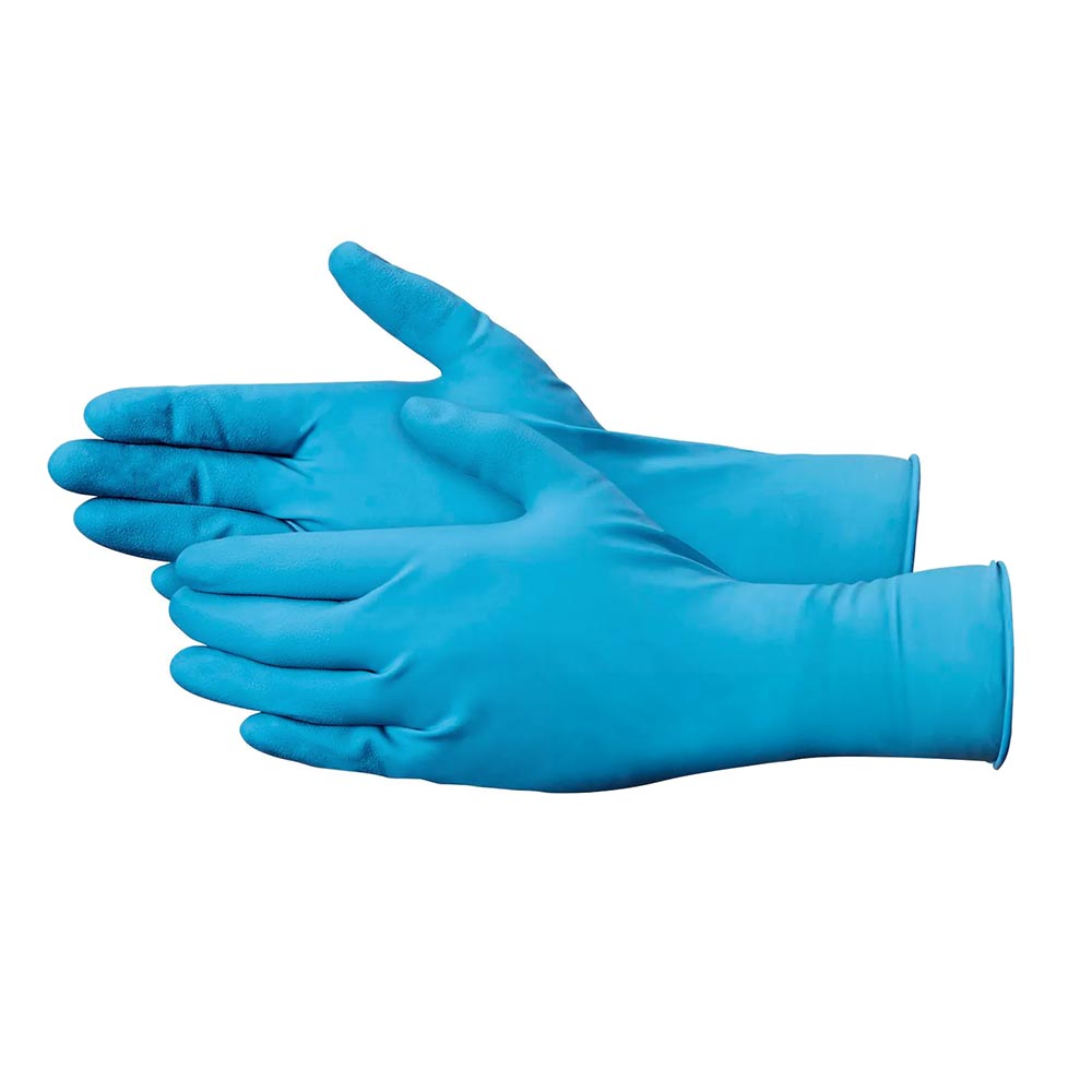 Latex Gloves - Exam Grade with extended cuff Powder Free