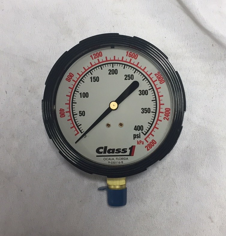Class 1 - 3.5'' replacement gauge, 400psi - for pumper test kit *Sale*
